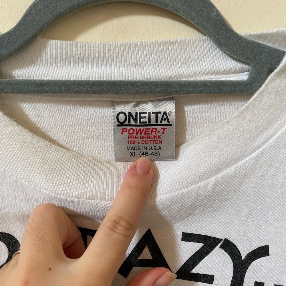 Vintage 90s “Go Crazy With Koala” Oneita Shirt XL Made in USA Retro Graphic Tee - Picture 4 of 6